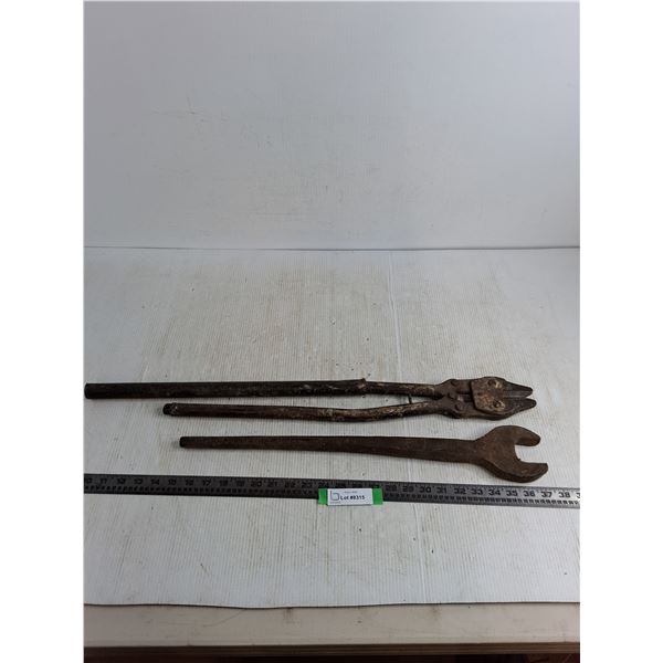 Large 29" Long Snip & 22" Long Wrench - Pickup Only