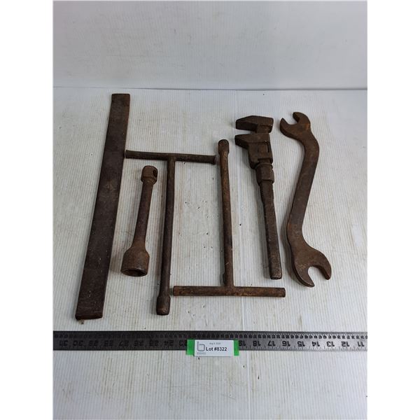 (6) Assorted Torque Tools/Pry Bar