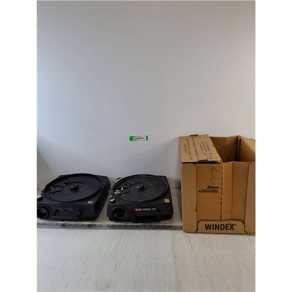 (2) Kodak Slide Projectors, Carousel 800 and Carousel Auto-Focus 760H Both Untested