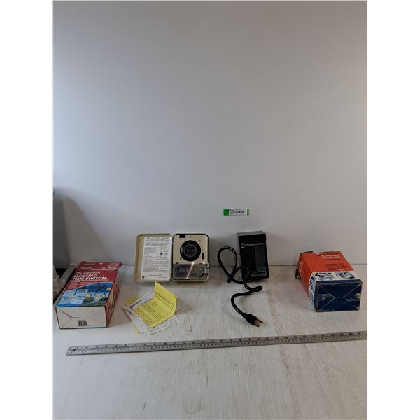 (2) Intermatic Devices, Electric Time Switch with Manual and All Weather Time-All