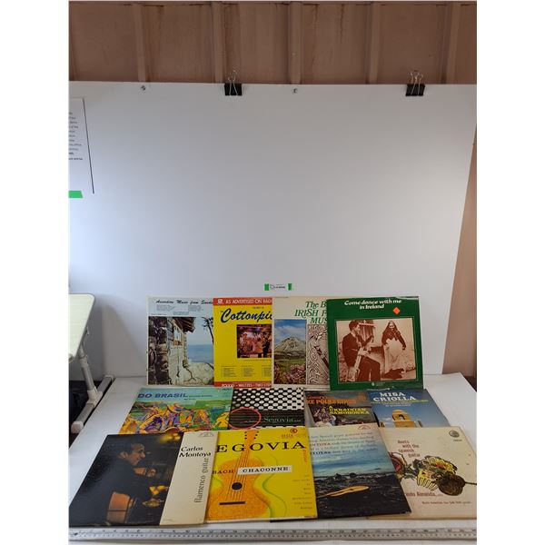 (12) Vinyl Records, Cottonpickers, Montoya, Polka Kings, Misc Criplla, Segovia