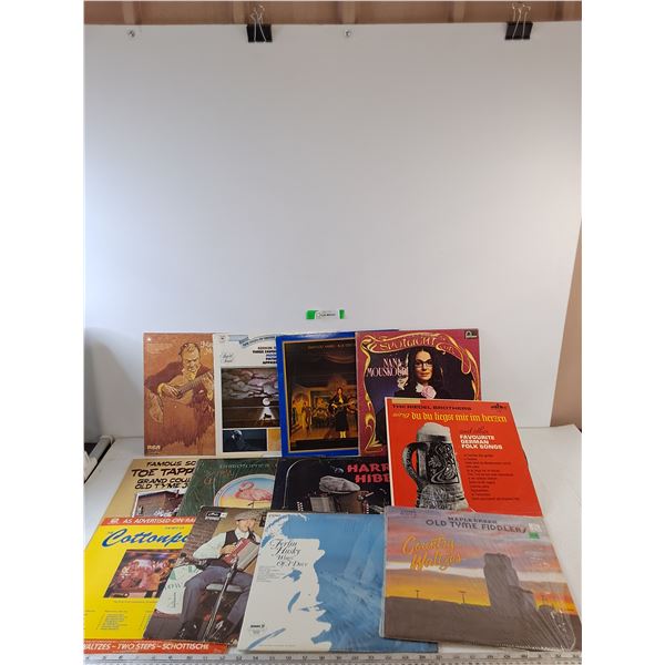 (12) Vinyl Records, Nana Mouskouri, Diesel Brothers, Cottonpickers, Harry Hibbs, Christopher Cross