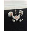 Image 2 : Set of 8 Limoges Miniature Porcelain Furniture from France