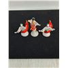 Image 2 : Vintage Set of 3 Porcelain "Ukrainian Dancers" from USSR