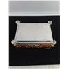 Image 3 : Ornate Gold/Red Tin Chest