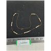 Image 1 : Faux Pearl 28" Necklace w/Gold Color Chain