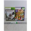 Image 1 : (2) XBox 360 Games- Assassins Creed IV Black Flag, Kinetic Adventures