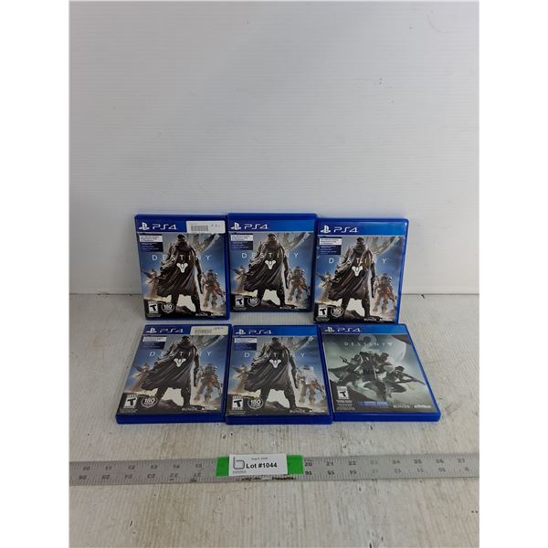 (6) PlayStation 4 Games- (5) Destiny, (1) Destiny 2