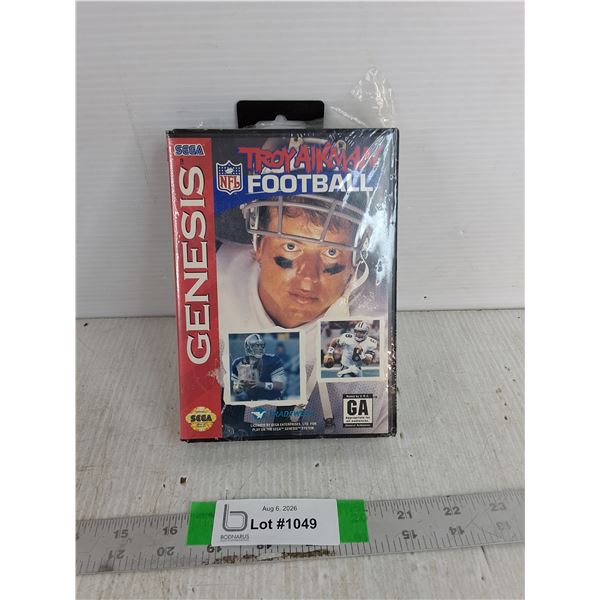 Sega Genesis Game- Troy Aikman NFL Football Appears Sealed