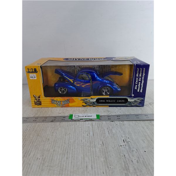 Shyne Rodz 1941 Willy Coupe Model 1:18 Scale Appears NIB