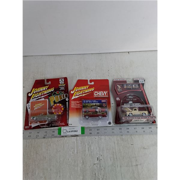 (3) Car Models- 1959 Cadillac Eldorado, 1968 Chevy Impala Convertible, 1953 F-100 All Sealed