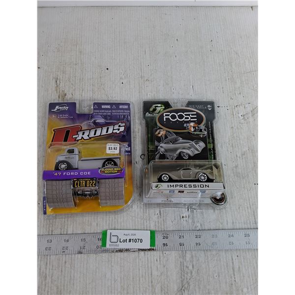 (2) Car Models- '47 Ford Coe, Impression Both Sealed