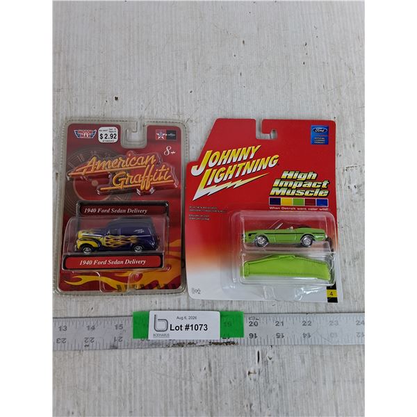 (2) Car Models- '40 Ford Sedan Delivery, '71 Ford Mustang Convertible Both Sealed