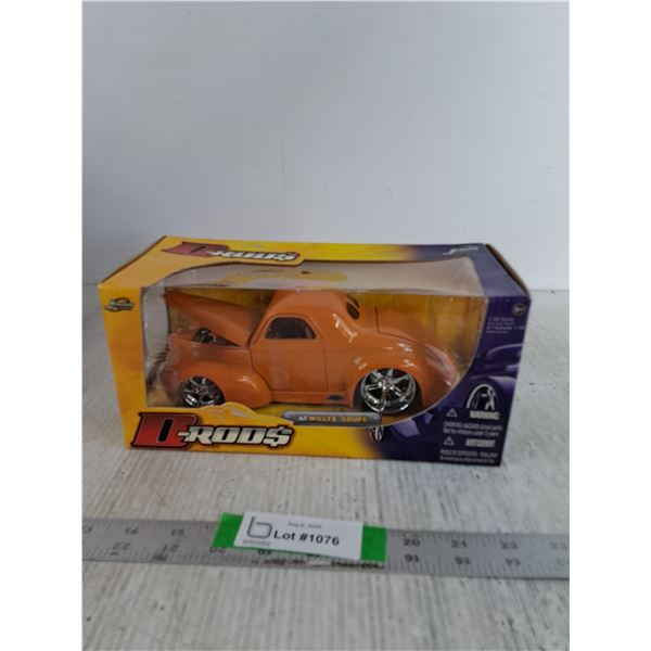 D-Rods Car Model- '41 Willys Coupe Sealed