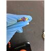 Image 2 : Necklace, Earrings, (2) Gold Colored Rings Sizes 7 & 8 Cannot Authenticate