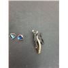 Image 4 : (2) Gold Colored Rings Size 7 & 8,  Earrings, Car Themed Pin Cannot Authenticate