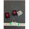 Image 1 : K3l Gold Colored Rings Sizes 7 & 8, Earrings Cannot Authenticate