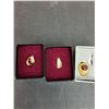 Image 2 : K3l Gold Colored Rings Sizes 7 & 8, Earrings Cannot Authenticate