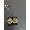 Image 3 : (3) Silver Ang Gold Colored Bracelets, Pair Of Earrings Cannot Authenticate
