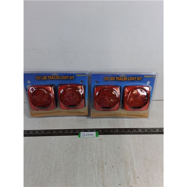 (2) NIB 12VDC LED Trailer Light Kit
