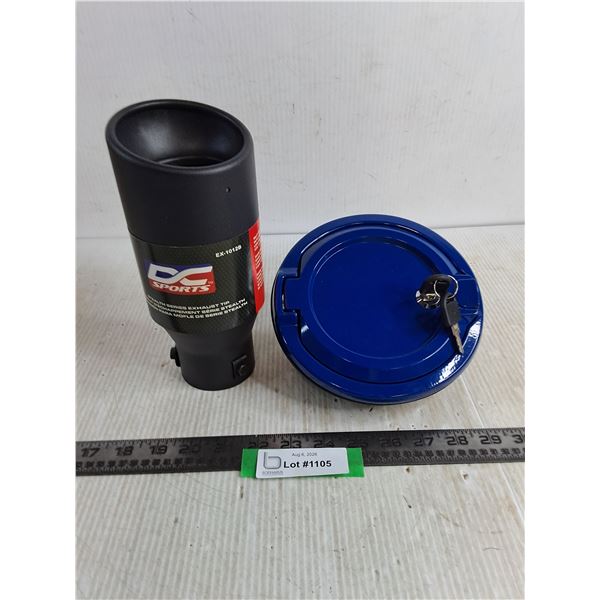 New After Market Automotive - Locking Gas Door, DC Sports Exhaust Tip