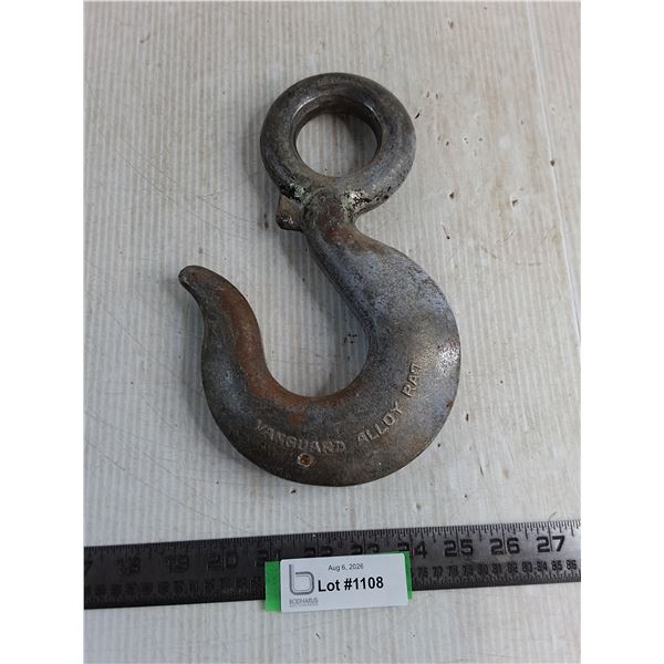 WLL 7-Ton Vanguard Alloy RA7 Industrial Rigging Hook