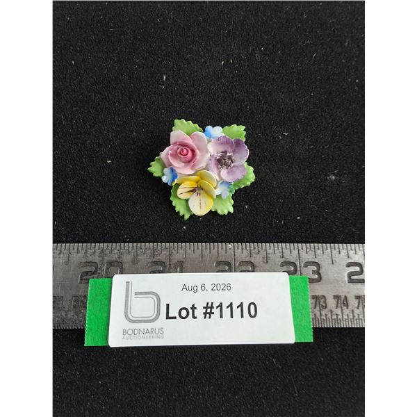 Royal Adderley Fine China Brooch