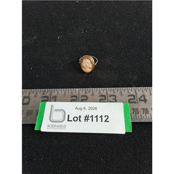 Vintage Giovanni Apa Italian Cameo Ring - Size 5.5