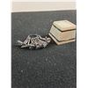 Image 2 : Collection of Pewter Charms, Miniature Mother of Pearl Basket