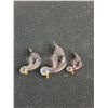 Image 3 : Set of 3 Ornamental Glass Ducks