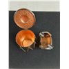 Image 2 : (2) Copper Containers - 1 is Ash Tray from India