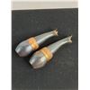 Image 2 : Pair of Copper Vases - 6" High - 1 May Need Repair