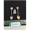 Image 1 : "Prairie Lily" Souvenirs - Teaspoons & Ceramic Thimble