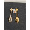 Image 3 : "Prairie Lily" Souvenirs - Teaspoons & Ceramic Thimble