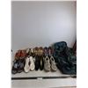 Image 1 : (8) Assorted Pairs of Women's Shoes - All Approx 7.5 Size, Duffle Bag