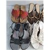 Image 2 : (8) Assorted Pairs of Women's Shoes - All Approx 7.5 Size, Duffle Bag