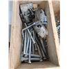 Image 2 : Wooden 16x16x8" Parts Box w/ Bulk Hardware & Roller Tool - Cannot Ship