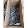 Image 3 : Wooden 16x16x8" Parts Box w/ Bulk Hardware & Roller Tool - Cannot Ship