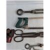 Image 3 : Assorted Eye Bolts, Hack Saw, Tin Snips, Electrode Holder, Misc.