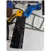 Image 5 : Tire Wrench, Assorted Pulleys & Cables, Hangers, Spray Gun, Misc.