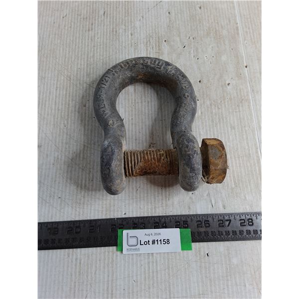 Crosby Screw Pin Anchor Shackle - 1-1/8" Size