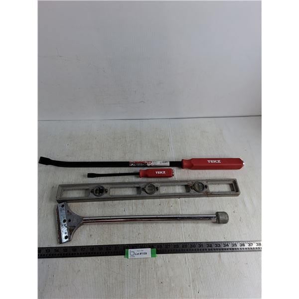 TEKZ Pry Bars, Level, De-Tiling Tool