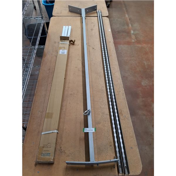 * Metal Mountable Y Post - 76" Length, (2) Metal 78" Brackets & (3) Metal 48" Brackets - Cannot Ship