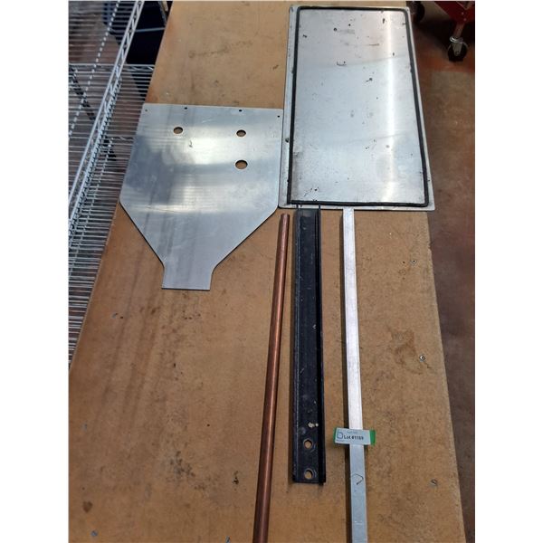 Scrap Metal Pieces - Largest 31" x 15" - Cannot Ship