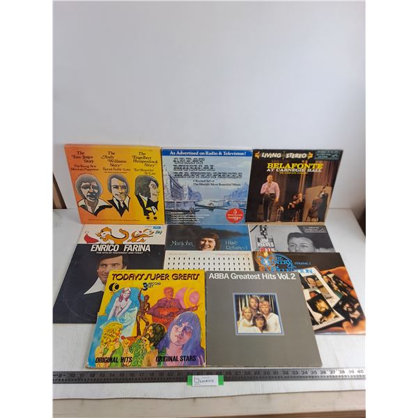 (11) Vintage Record/Sets - Belafonte, ABBA, Jim Reeves