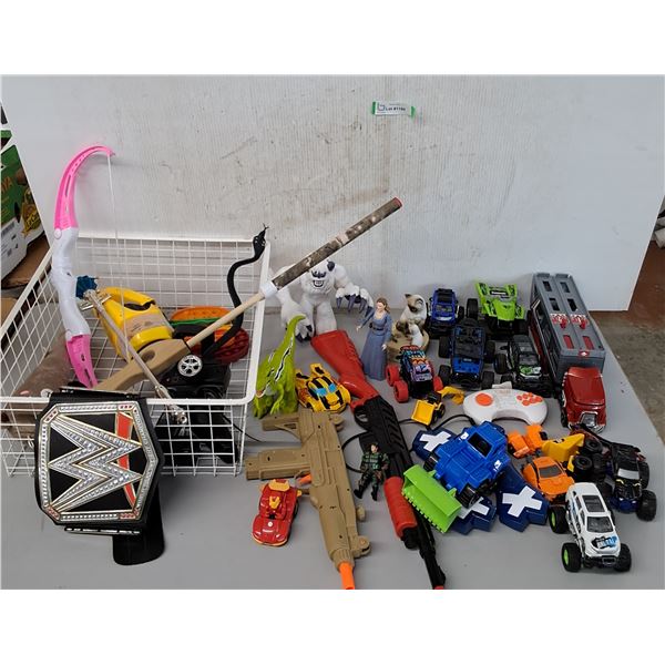 Various Kids Toys-Cars, Figurines, Toy Guns