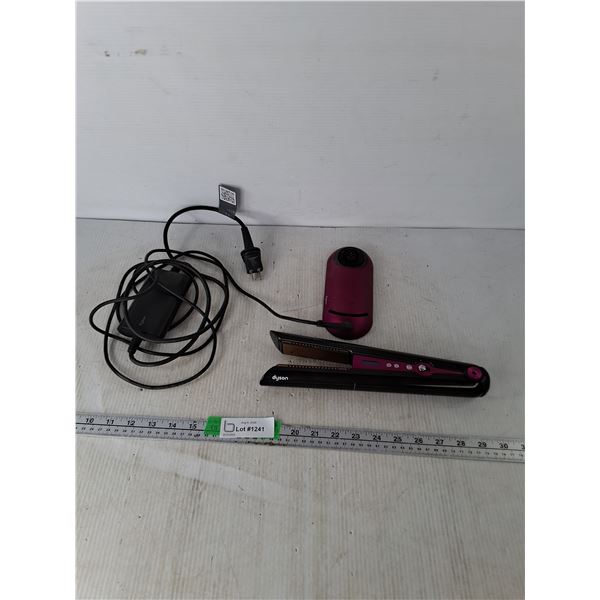 Dyson Hair Straightener Powers On