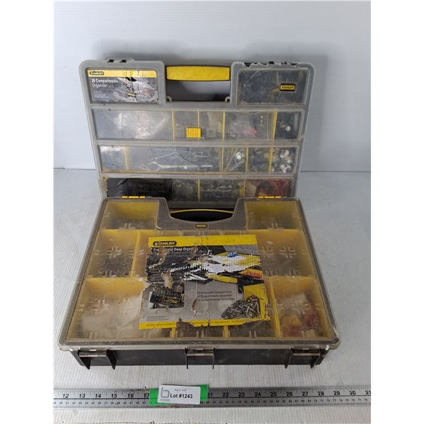 (2) Stanley Tool Boxes With Assortment Tool Mainly Electrical, Cannot Ship