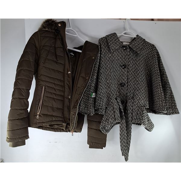(2) Womens Jackets- Winter Size XL, Spring/Fall Approx Size M-L