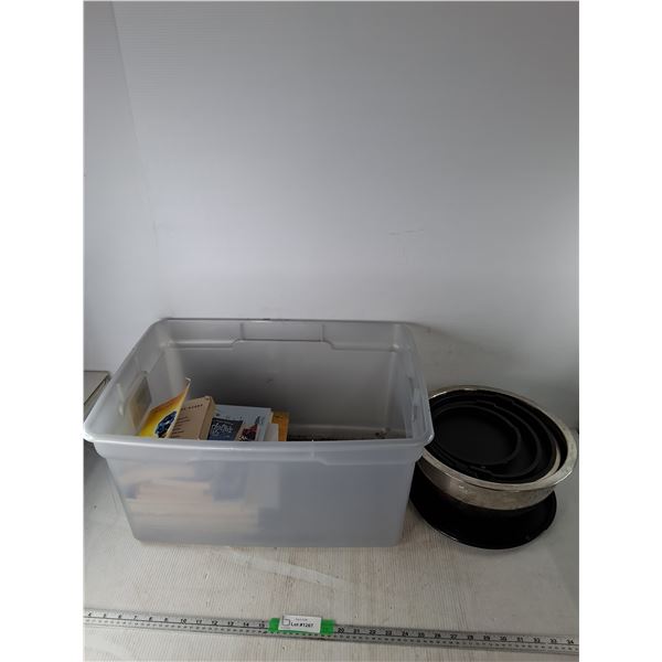 Mixing Bowl Set Up To 12.5" Diameter, Various Kids Boxes, Storage Tub 22.5"x16.5"x11" Cannot Ship